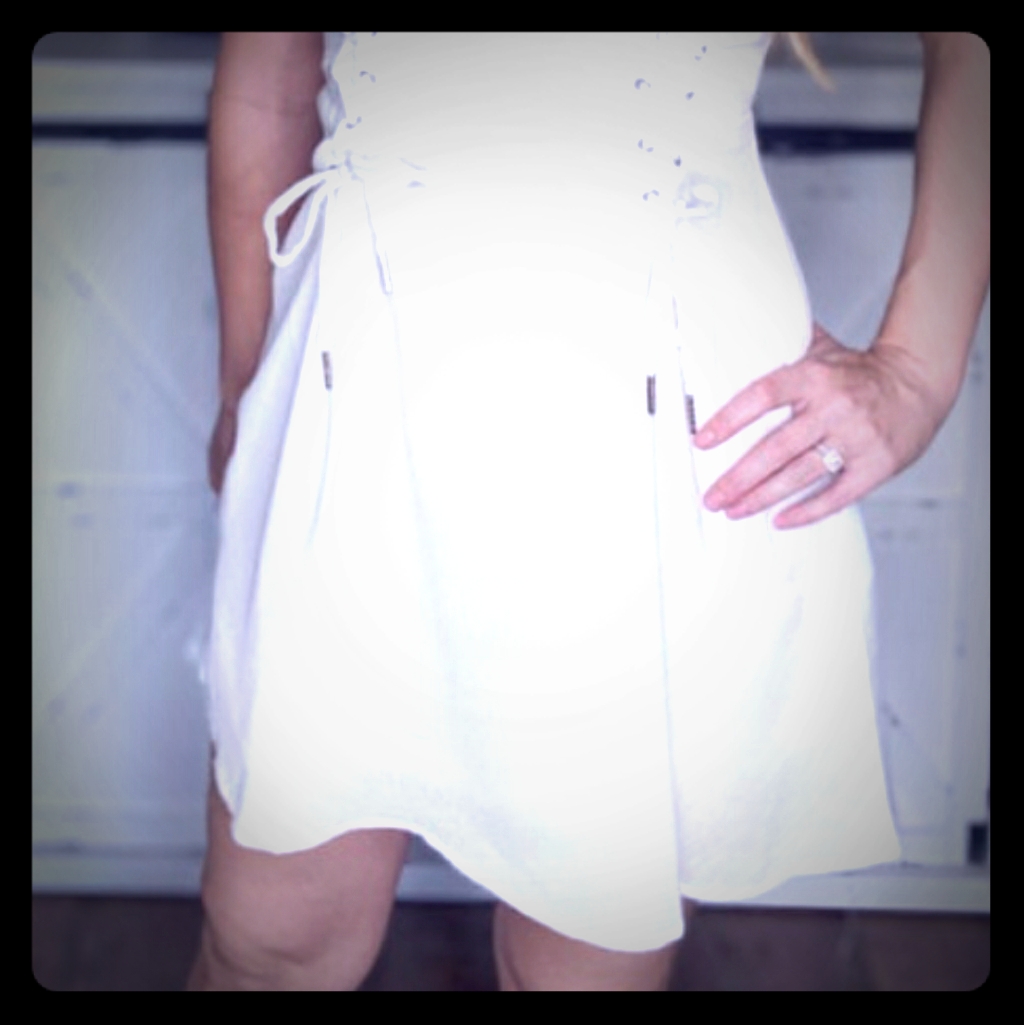 Nwt White Strappy Dress
